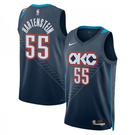 Dres Oklahoma City Thunder Isaiah Hartenstein Nike 2025-26 City Edition Crno Swingman